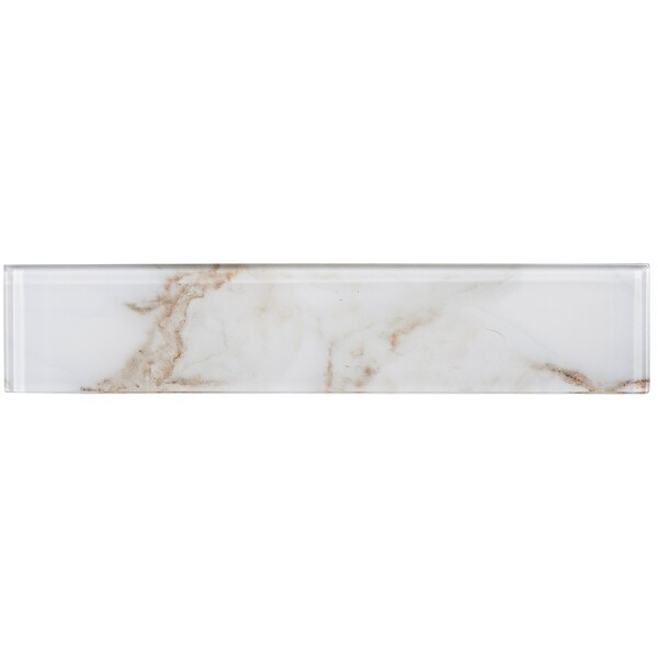 Andova Tiles ANDOVA TILES Sumner 3" x 14" Glass Marble Look Subway Wall Tile, PK30 ANDSUM168 - main